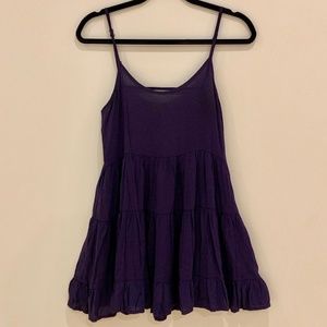 Tiered Mini Dress - Navy - Forever 21
